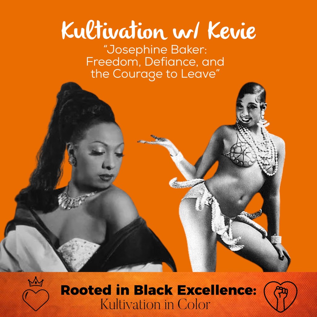 Kevie The Dreamer hosts Black History Month podcast episode about Josephine Baker on Kultivation w/ Kevie