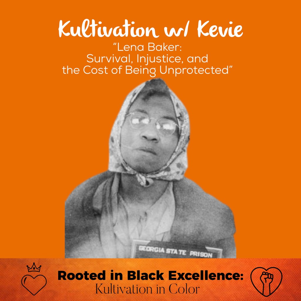 Kevie The Dreamer hosts Black History Month podcast episode about Lena Baker on Kultivation w/ Kevie