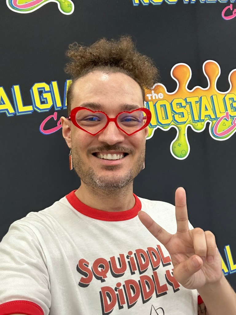 Kevie The Dreamer attending Nostalgia Con Houston 2026 in Houston, Texas.
