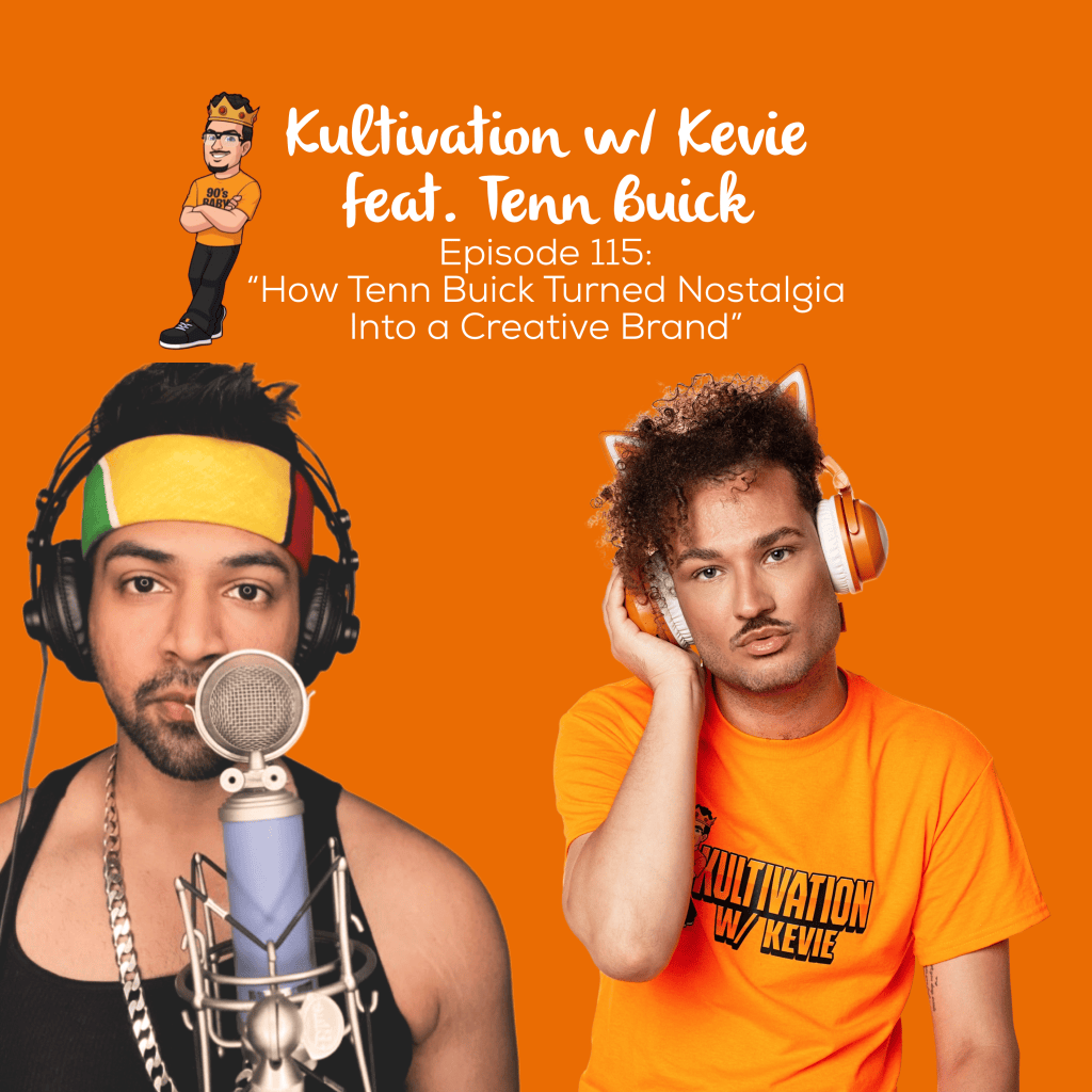 Kevie interviews Tenn Buick about nostalgia, 90s cartoons, storytelling, creativity, and building a brand around childhood memories and cultural experiences.