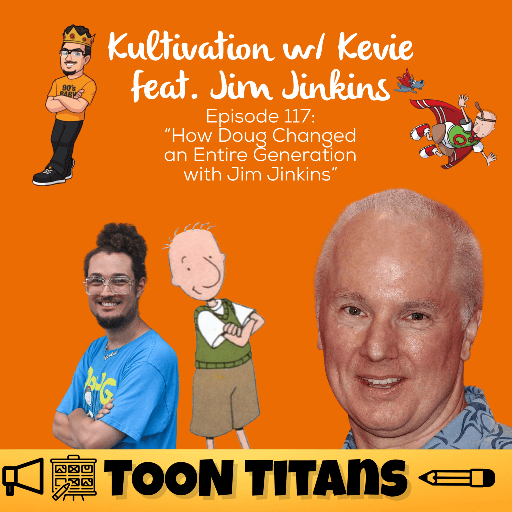 Kevie interviews Doug creator Jim Jinkins about Nickelodeon, storytelling, creativity, childhood memories, and the lasting impact of one of the most beloved cartoons of the 1990s.