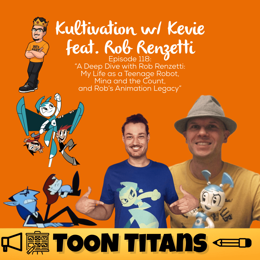 Kevie interviews animation creator Rob Renzetti about My Life as a Teenage Robot, Mina and the Count, storytelling, animation history, and his creative legacy.